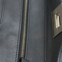 Valentino Garavani Vitello Rockstud Double Handle Tote Black