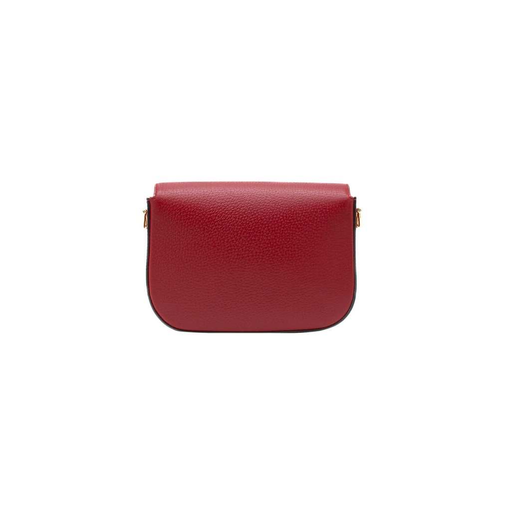 Gucci  X Adidas Textured Calfskin Web Mini Horsebit 1955 Red Shoulder Bag 658574