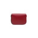 Gucci  X Adidas Textured Calfskin Web Mini Horsebit 1955 Red Shoulder Bag 658574