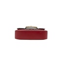Gucci  X Adidas Textured Calfskin Web Mini Horsebit 1955 Red Shoulder Bag 658574