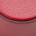 Gucci  X Adidas Textured Calfskin Web Mini Horsebit 1955 Red Shoulder Bag 658574