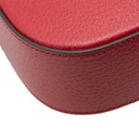 Gucci  X Adidas Textured Calfskin Web Mini Horsebit 1955 Red Shoulder Bag 658574