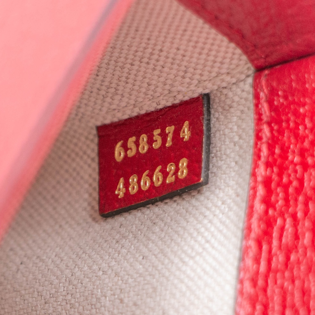 Gucci  X Adidas Textured Calfskin Web Mini Horsebit 1955 Red Shoulder Bag 658574