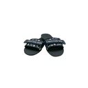 Christian Dio(r)evolution Slide Shiny Technical Fabric with Deep Blue Dior Oblique Print In Size 37