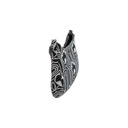 Prada Black/White Cleo Jacquard Knit and Leather Bag