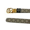 Gucci GG Marmont Reversible Belt Shiny Buckle 659417 Size 100 40