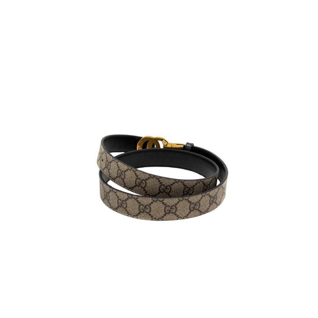 Gucci GG Marmont Reversible Belt Shiny Buckle 659417 Size 100 40