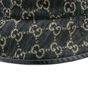 Gucci Hat GG Black Denim Size Large 576371