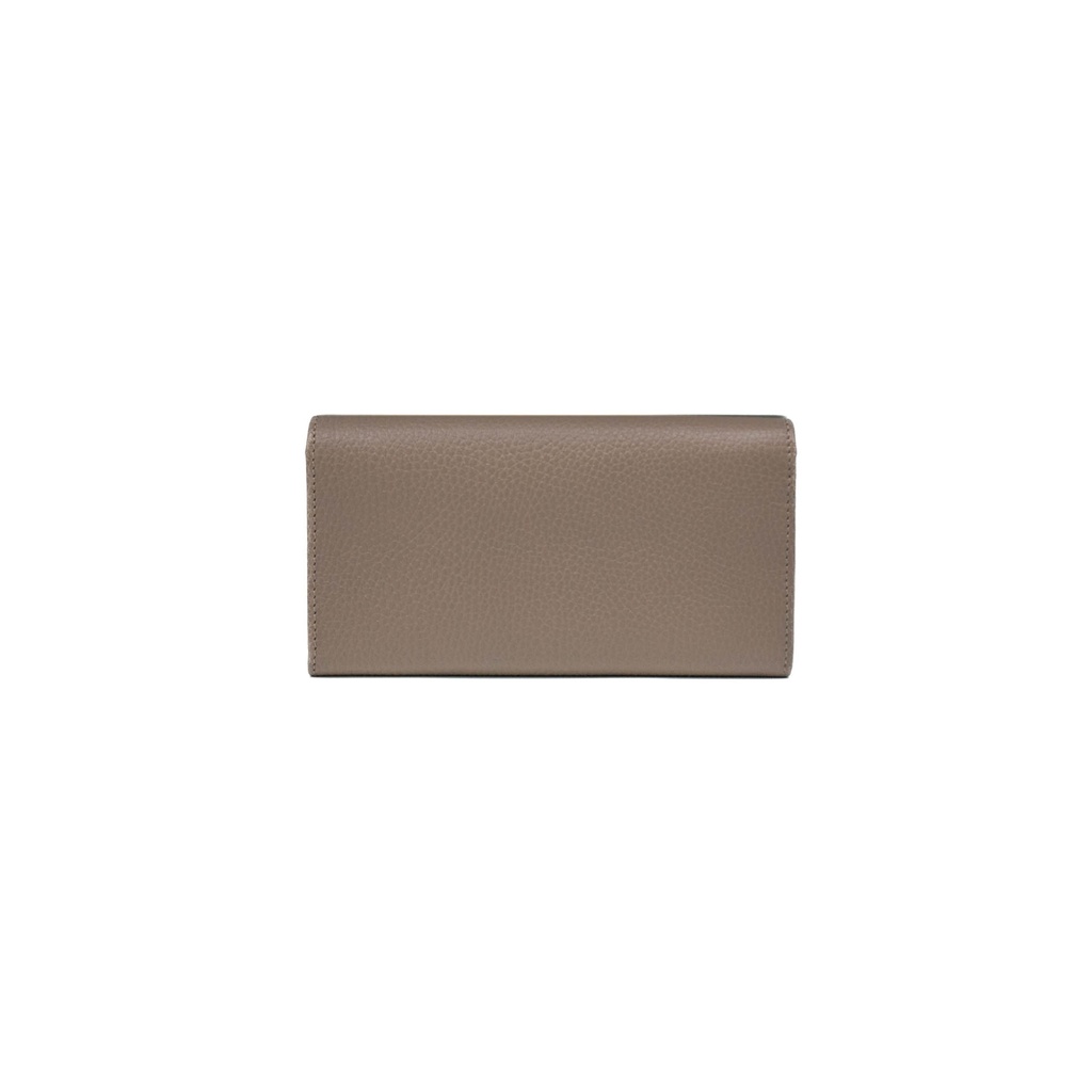 Gucci GG Marmont Leather Continental Wallet Beige and Pink 456116