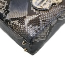 Dior Lady Dior Medium Handbag Shading Python Black