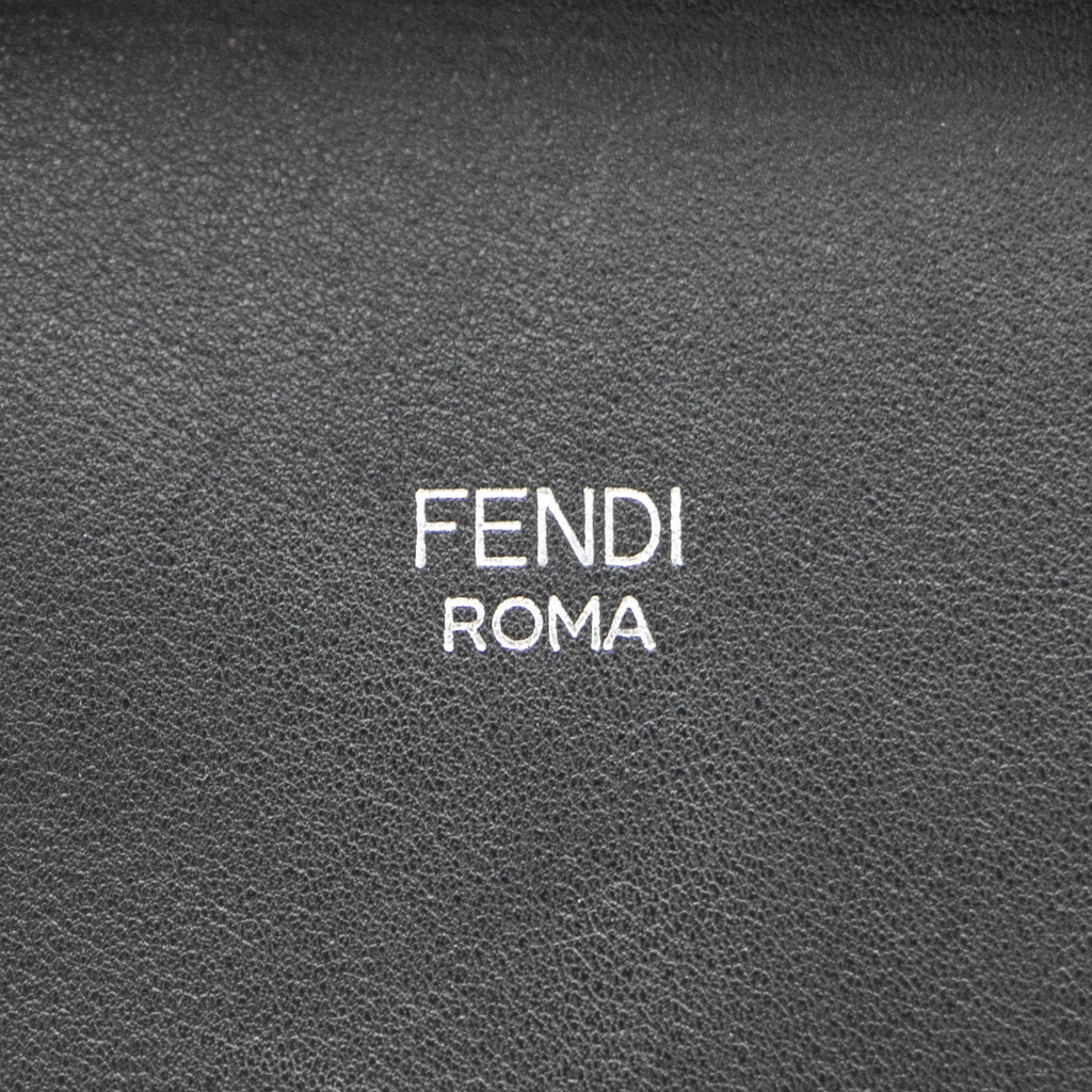 Fendi Vitello Dolce Medium By The Way Boston Bag Black