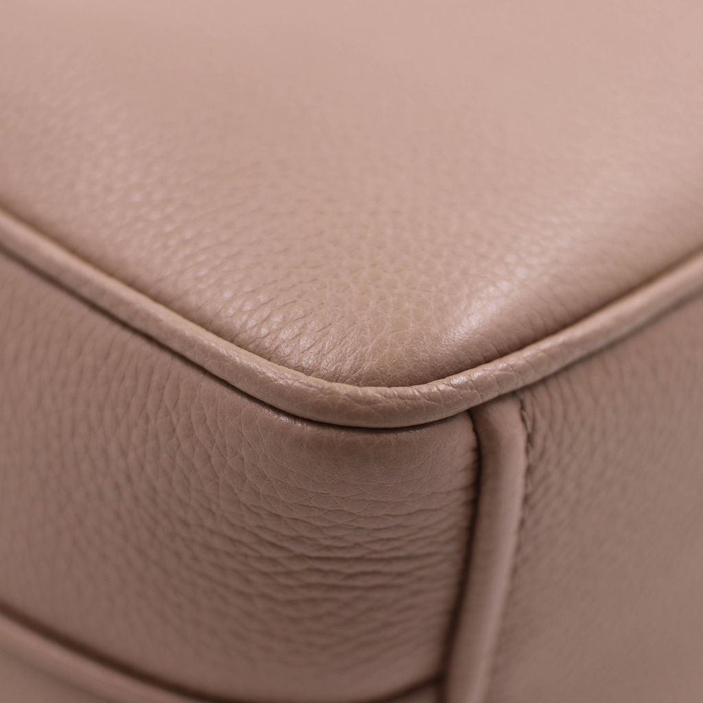 Prada Vitello Phenix Beige Camera Bag