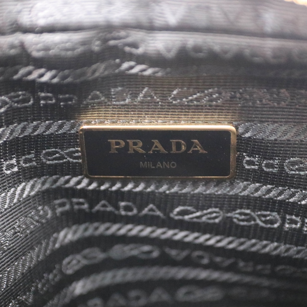 Prada Vitello Phenix Beige Camera Bag