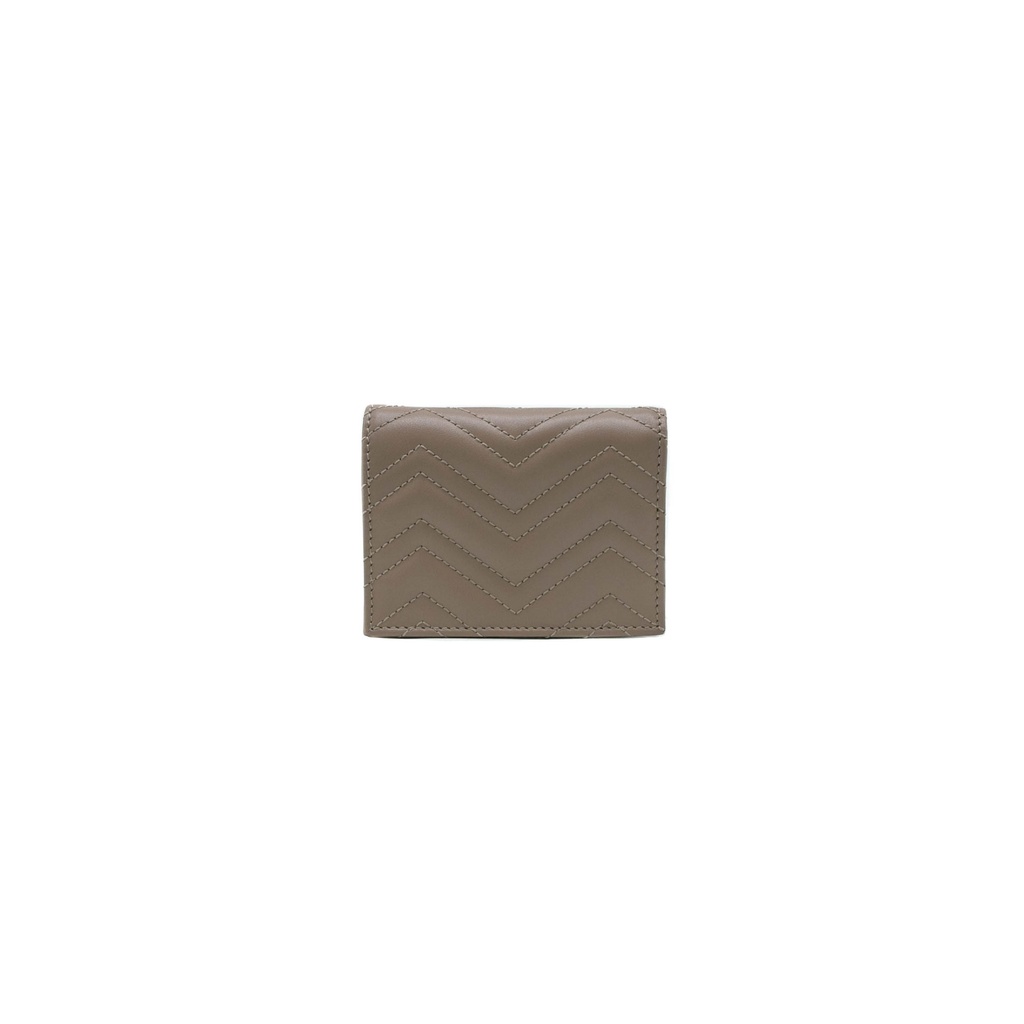 Gucci GG Marmont Card Case Wallet Beige 466492
