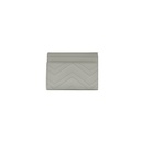 Gucci GG Matelasse Chevron Marmont Card Case White 443127