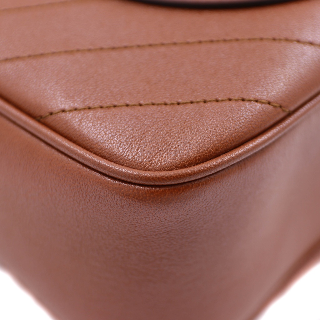 Gucci Blondie Shoulder Bag Leather Brown 742360