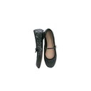 Christian Dior Ballet Black Quilted Cannage Calfskin In Size 36 1/2