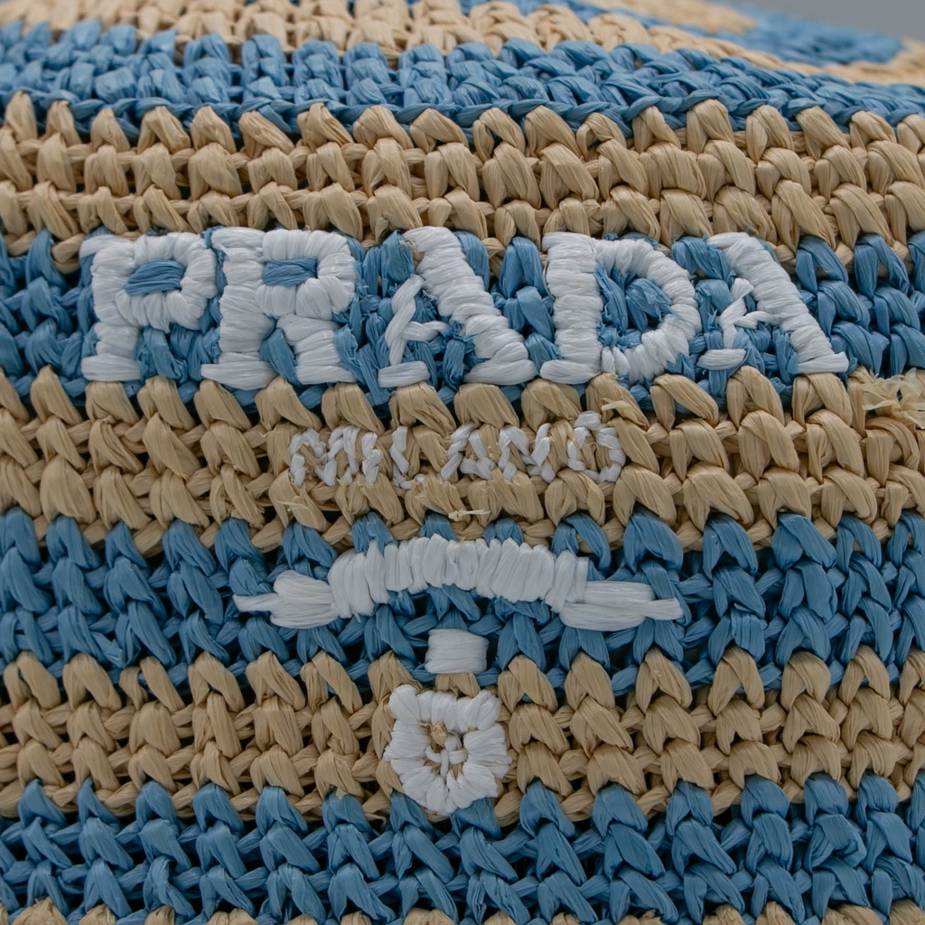 Prada Woven Bucket Hat Size Medium