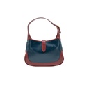 Gucci Jackie 1961 Small Shoulder Bag Blue and Red 636706