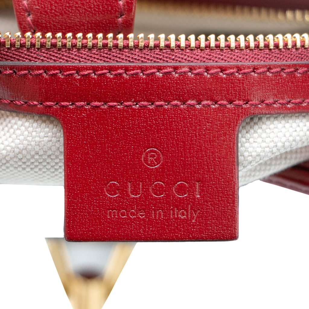 Gucci Jackie 1961 Small Shoulder Bag Blue and Red 636706