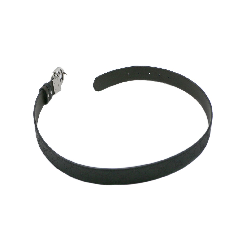 Gucci Reversible Signature Belt Black and Brown 473030 In Size 95 38