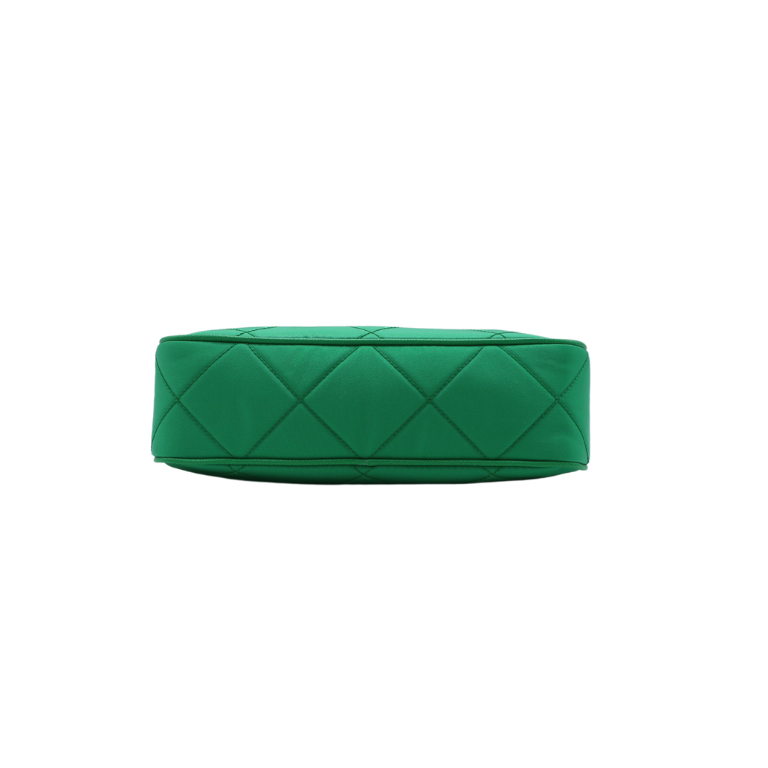 Prada Re-Edition 1995 Padded Green Shoulder Bag