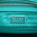 Prada Galleria Satin Mini Bag with Crystals Green