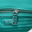 Prada Galleria Satin Mini Bag with Crystals Green