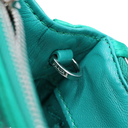 Prada Galleria Satin Mini Bag with Crystals Green