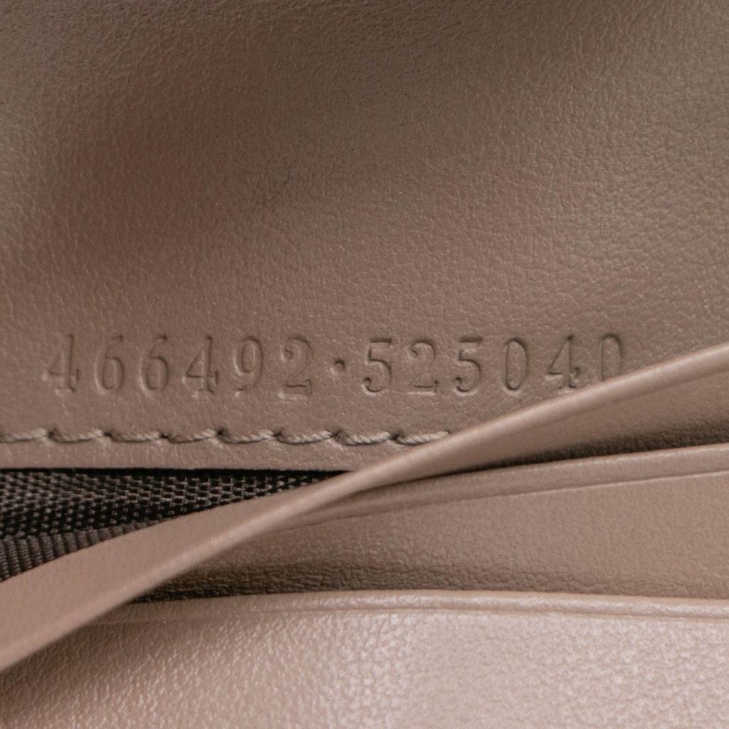 Gucci GG Marmont Card Case Wallet Beige 466492.