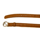 Gucci Ostrich G Buckle Thin Belt 75 30 723073