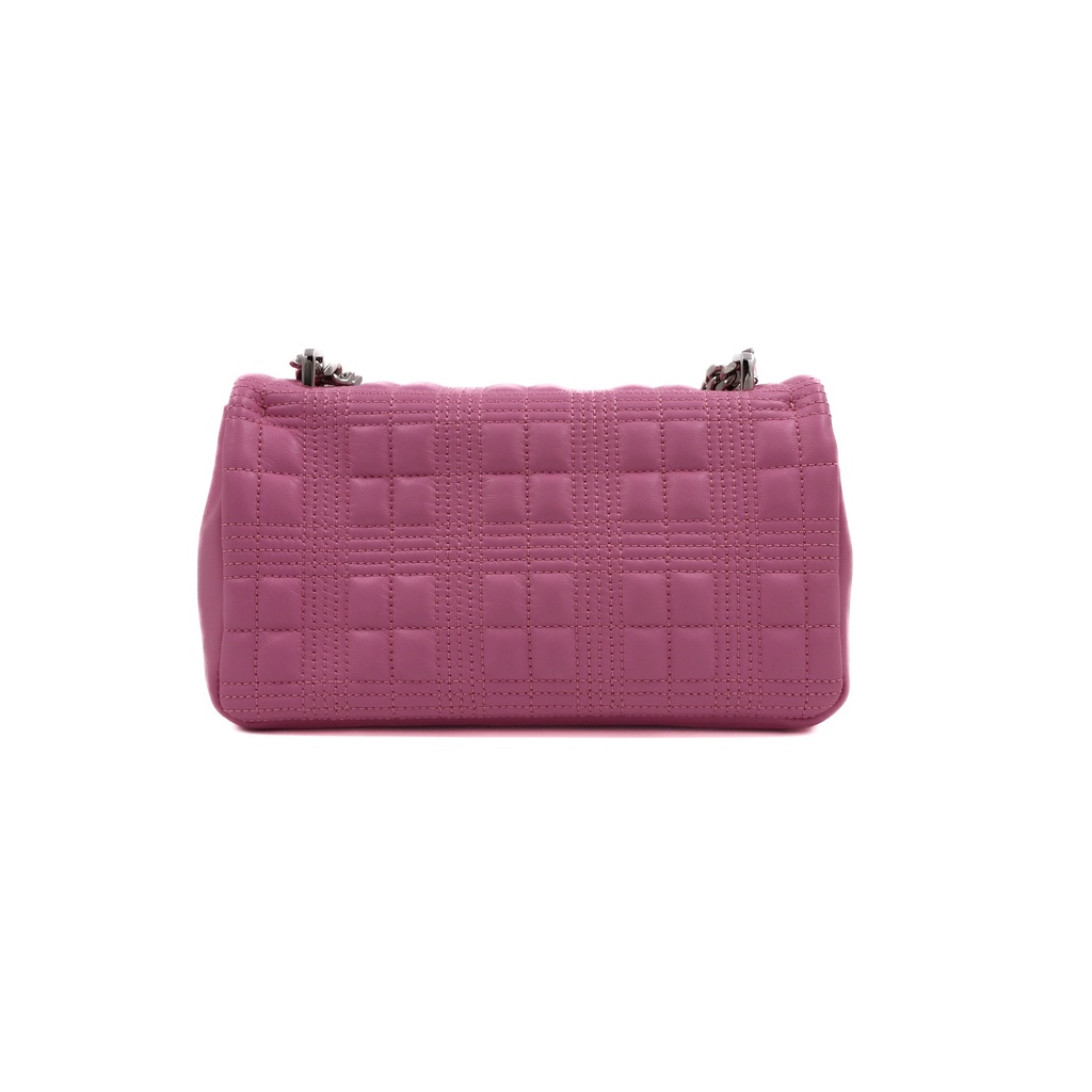 Burberry TB Leather Chain Shoulder Bag Pink