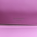 Burberry TB Leather Chain Shoulder Bag Pink