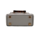 Fendi Zucca Sunshine Shopper Small Leather Handbag White