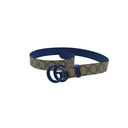 Gucci Blue GG Buckle Supreme Leather 85 34 414516