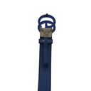 Gucci Blue GG Buckle Supreme Leather 85 34 414516