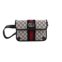 Gucci GG Supreme Waist Bag Navy Blue 674081