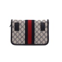 Gucci GG Supreme Waist Bag Navy Blue 674081