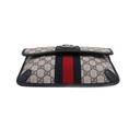 Gucci GG Supreme Waist Bag Navy Blue 674081