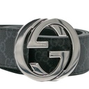 Gucci GG Supreme Belt With G Buckle 411924 95 38