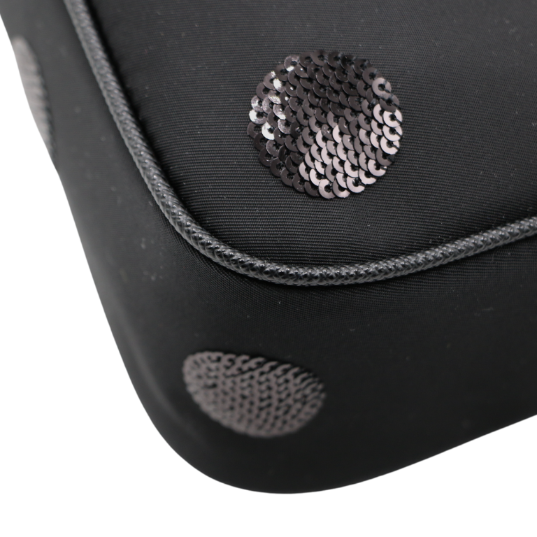 Prada Re-Edition 2005 Tessuto Shoulder Bag Sequin Polka Dots