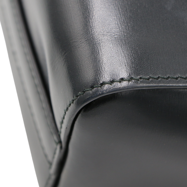 Prada Saffiano Lux Black Mini Handle Bag