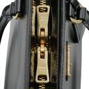 Prada Saffiano Lux Black Mini Handle Bag