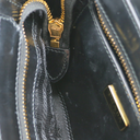Prada Saffiano Lux Black Mini Handle Bag