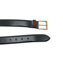 Gucci Leather Belt With Web 495125 95 38