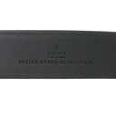 Gucci Leather Belt With Web 495125 95 38