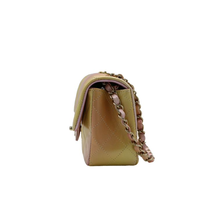 Chanel Tie Dye Ombre Mini Rectangular Flap