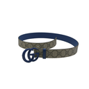 Gucci Blue GG Buckle Supreme Leather 80 32 414516