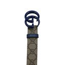 Gucci Blue GG Buckle Supreme Leather 80 32 414516