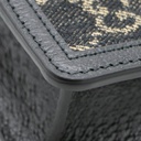 Gucci Jacquard Black Denim GG Monogram Super Mini Dionysus Shoulder Bag Black Ivory